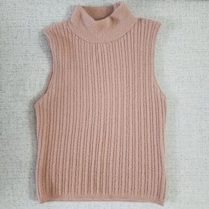 Express Mockneck Sleeveless Crop Top Sweater Tank XS
